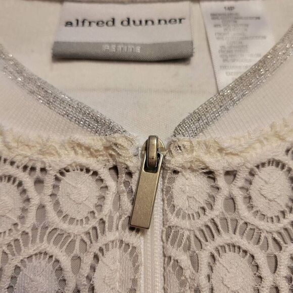 WOMEN'S ALFRED DUNNER ZIP-UP JACKET-SIZE: 14P - Picture 10 of 10